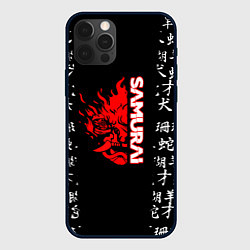 Чехол для iPhone 12 Pro Samurai japan steel, цвет: 3D-черный