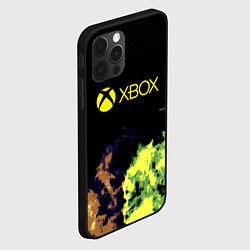 Чехол для iPhone 12 Pro Xbox game flame, цвет: 3D-черный — фото 2