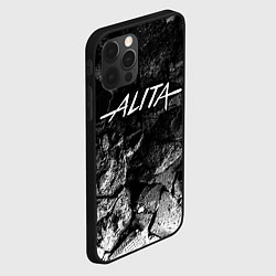 Чехол для iPhone 12 Pro Alita black graphite, цвет: 3D-черный — фото 2