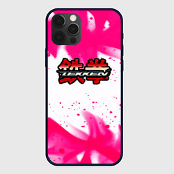 Чехол для iPhone 12 Pro Tekken neon flame, цвет: 3D-черный