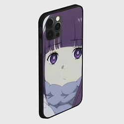 Чехол для iPhone 12 Pro Sousou no Frieren Ферн sad face, цвет: 3D-черный — фото 2