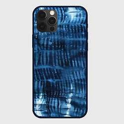 Чехол для iPhone 12 Pro Японская абстракция шибори, цвет: 3D-черный