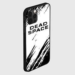 Чехол для iPhone 12 Pro Dead space чёрные краски, цвет: 3D-черный — фото 2