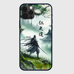 Чехол для iPhone 12 Pro Samurai - ghost of Tsushima, цвет: 3D-черный