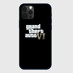 Чехол для iPhone 12 Pro GTA 6 game, цвет: 3D-черный