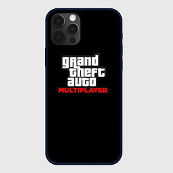 Чехол для iPhone 12 Pro GTA мультиплеер, цвет: 3D-черный