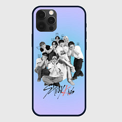 Чехол для iPhone 12 Pro Stray Kids family photo, цвет: 3D-черный