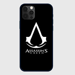 Чехол для iPhone 12 Pro Assassins Creed logo game, цвет: 3D-черный