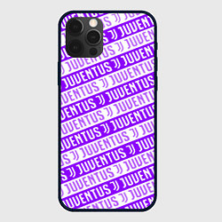 Чехол для iPhone 12 Pro Juventus pattern, цвет: 3D-черный