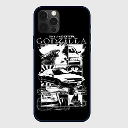 Чехол для iPhone 12 Pro Skyline GTR Godzilla, цвет: 3D-черный