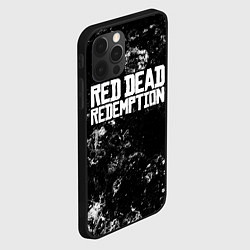 Чехол для iPhone 12 Pro Red Dead Redemption black ice, цвет: 3D-черный — фото 2