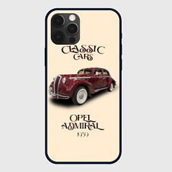 Чехол для iPhone 12 Pro Классические автомобиль 1939 года Opel Admiral, цвет: 3D-черный