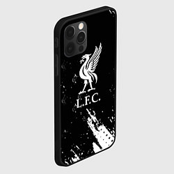 Чехол для iPhone 12 Pro Liverpool краски фк, цвет: 3D-черный — фото 2