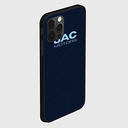 Чехол для iPhone 12 Pro Jac motors тёмно-синий, цвет: 3D-черный — фото 2