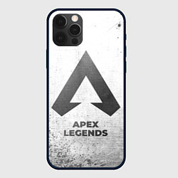 Чехол для iPhone 12 Pro Apex Legends - white gradient, цвет: 3D-черный