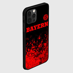 Чехол для iPhone 12 Pro Bayern - red gradient посередине, цвет: 3D-черный — фото 2