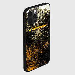 Чехол для iPhone 12 Pro Cyberpunk текстура краски, цвет: 3D-черный — фото 2