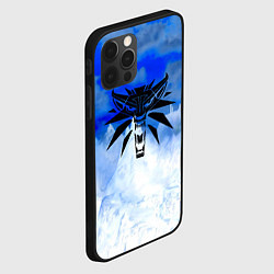 Чехол для iPhone 12 Pro The Witcher logo winter, цвет: 3D-черный — фото 2