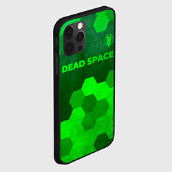 Чехол для iPhone 12 Pro Dead Space - green gradient посередине, цвет: 3D-черный — фото 2