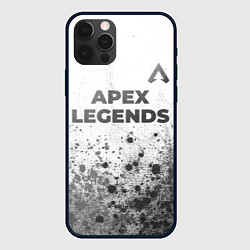 Чехол для iPhone 12 Pro Apex Legends - white gradient посередине, цвет: 3D-черный