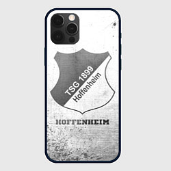 Чехол для iPhone 12 Pro Hoffenheim - white gradient, цвет: 3D-черный