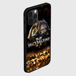 Чехол для iPhone 12 Pro Captain Titus Warhammer 40000 space marine 2, цвет: 3D-черный — фото 2