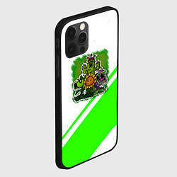 Чехол для iPhone 12 Pro Plants vs Zombies geometry, цвет: 3D-черный — фото 2