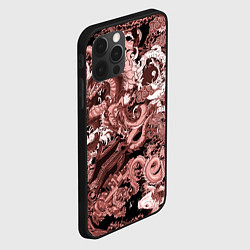 Чехол для iPhone 12 Pro Драконы в японском стиле, цвет: 3D-черный — фото 2