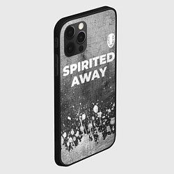 Чехол для iPhone 12 Pro Spirited Away - grey gradient посередине, цвет: 3D-черный — фото 2