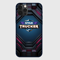 Чехол для iPhone 12 Pro Star Trucker космическая броня, цвет: 3D-черный