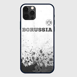 Чехол iPhone 12 Pro Borussia - white gradient посередине