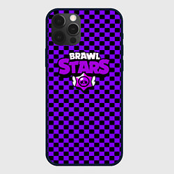 Чехол для iPhone 12 Pro Brawl stars клетка, цвет: 3D-черный