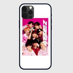 Чехол для iPhone 12 Pro Ateez группа, цвет: 3D-черный