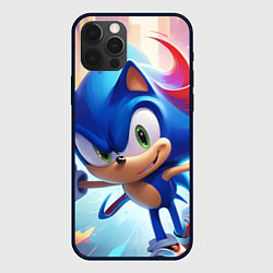 Чехол для iPhone 12 Pro Sonic 1, цвет: 3D-черный