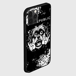 Чехол для iPhone 12 Pro OneRepublic рок пес, цвет: 3D-черный — фото 2