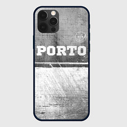 Чехол для iPhone 12 Pro Porto - grey gradient посередине, цвет: 3D-черный