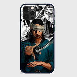 Чехол для iPhone 12 Pro Musashi Miyamoto, цвет: 3D-черный