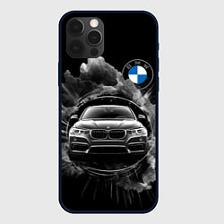 Чехол для iPhone 12 Pro BMW абстрактный дым, цвет: 3D-черный
