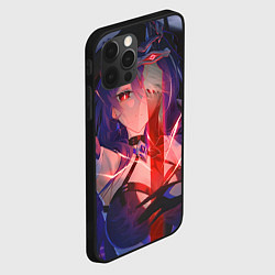 Чехол для iPhone 12 Pro Honkai Star Rail Black Swan beauty, цвет: 3D-черный — фото 2