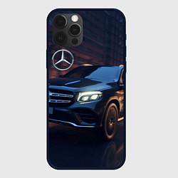 Чехол для iPhone 12 Pro Mercedes benz auto, цвет: 3D-черный