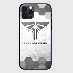 Чехол для iPhone 12 Pro The Last Of Us - white gradient, цвет: 3D-черный