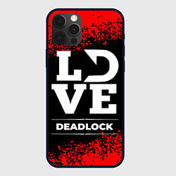 Чехол для iPhone 12 Pro Deadlock love классика, цвет: 3D-черный