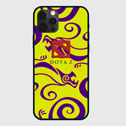 Чехол для iPhone 12 Pro DOTA2 dragon, цвет: 3D-черный