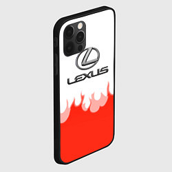 Чехол для iPhone 12 Pro Lexus fire, цвет: 3D-черный — фото 2