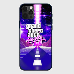 Чехол для iPhone 12 Pro GTA vice city retrovawe, цвет: 3D-черный