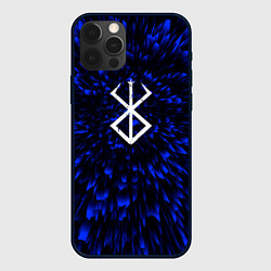 Чехол для iPhone 12 Pro Berserk blue energy, цвет: 3D-черный