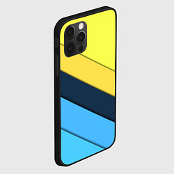 Чехол для iPhone 12 Pro Геометрия полосы спорт, цвет: 3D-черный — фото 2