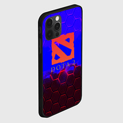 Чехол для iPhone 12 Pro Dota 2 броня текстура, цвет: 3D-черный — фото 2