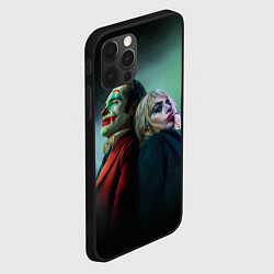 Чехол для iPhone 12 Pro Харли и Джокер, цвет: 3D-черный — фото 2