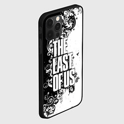 Чехол для iPhone 12 Pro The Last of Us узор чёрно белый, цвет: 3D-черный — фото 2